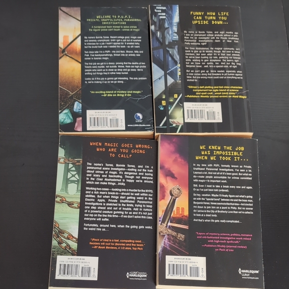 Paranormal Scene Investigations Series 1-4 Hard Magic by Laura Anne Gilman books - Picture 13 of 15